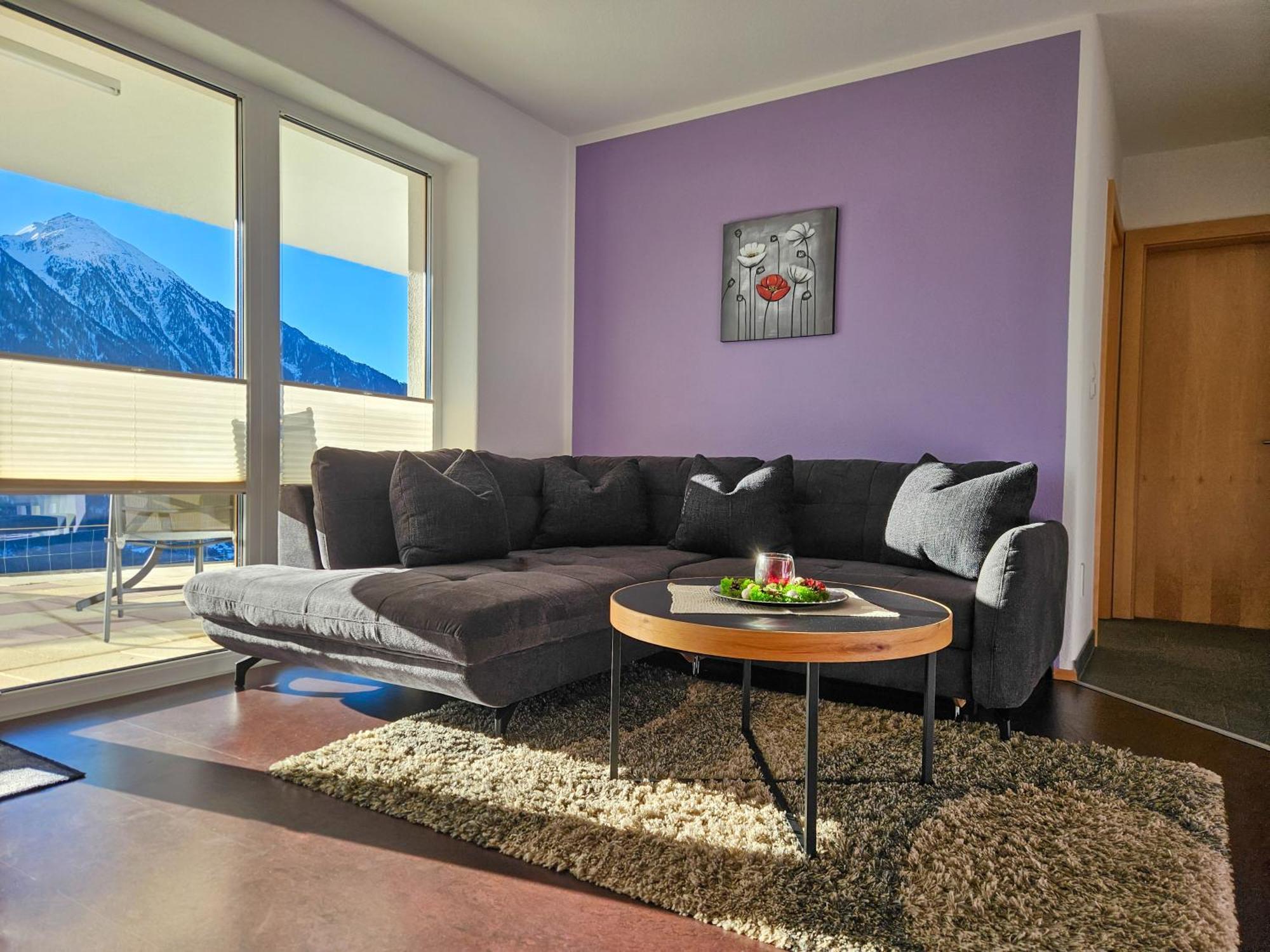 Panorama Ferienwohnung Reich Oetz Buitenkant foto