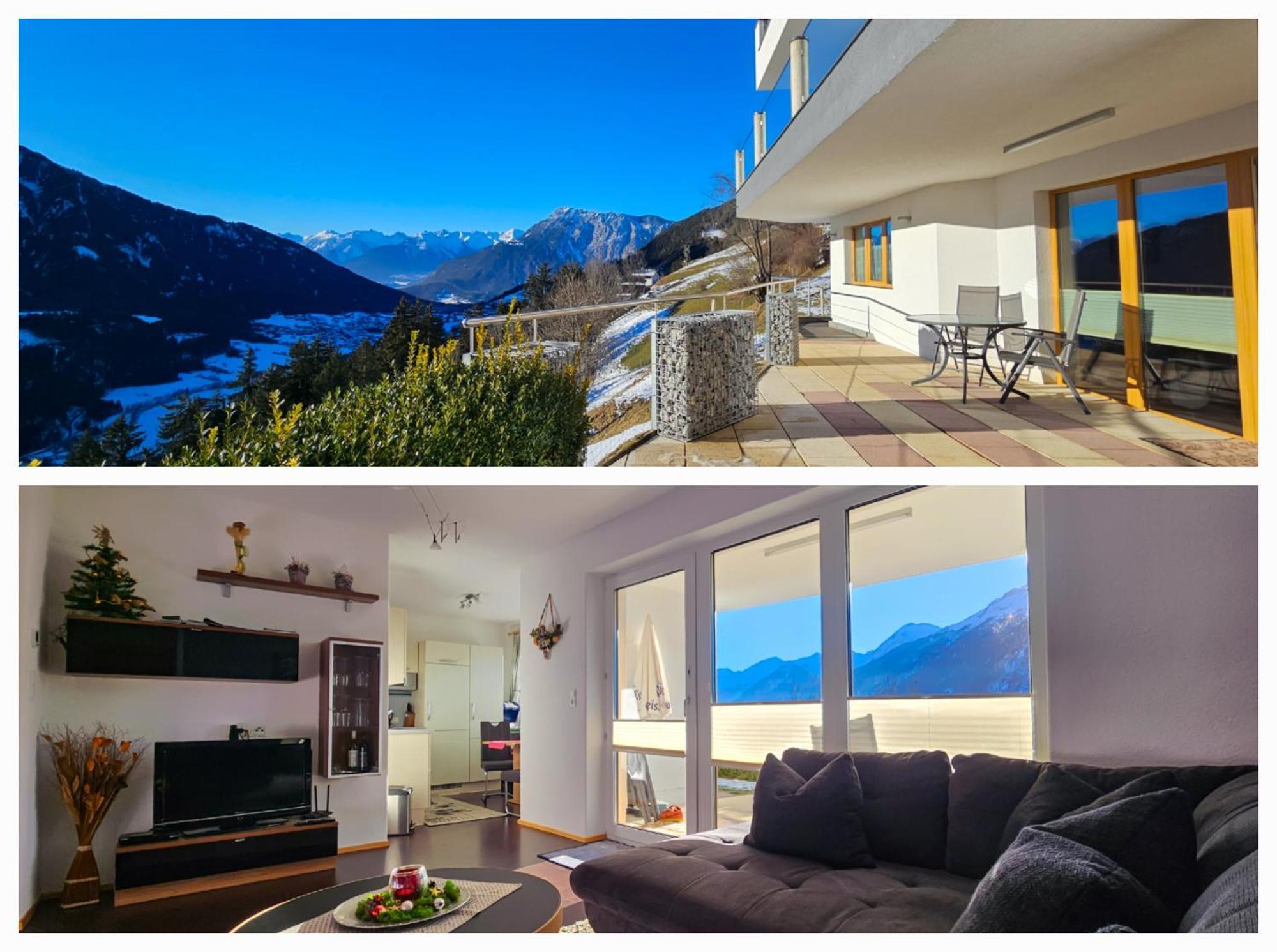 Panorama Ferienwohnung Reich Oetz Buitenkant foto